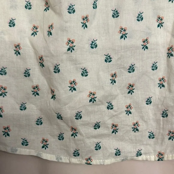 Montce Fruity Floral Crop Top and Headband, Size M, Color Ivory/Green/Pink - Picture 6 of 12